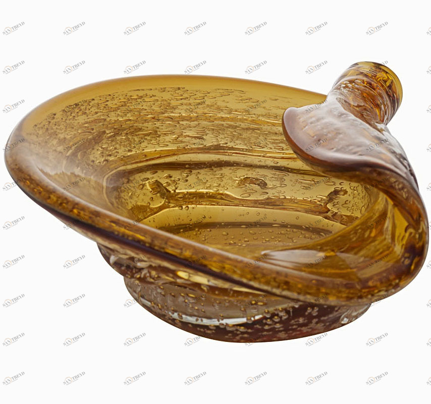 Ваза стеклянная желтая KLYG GARDA DECOR - 033964 Желтый 