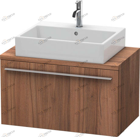 XL540207979 Тумбочка для компактной консоли X-Large #XL5402 800 x 478 мм Орех натуральный, декор Duravit