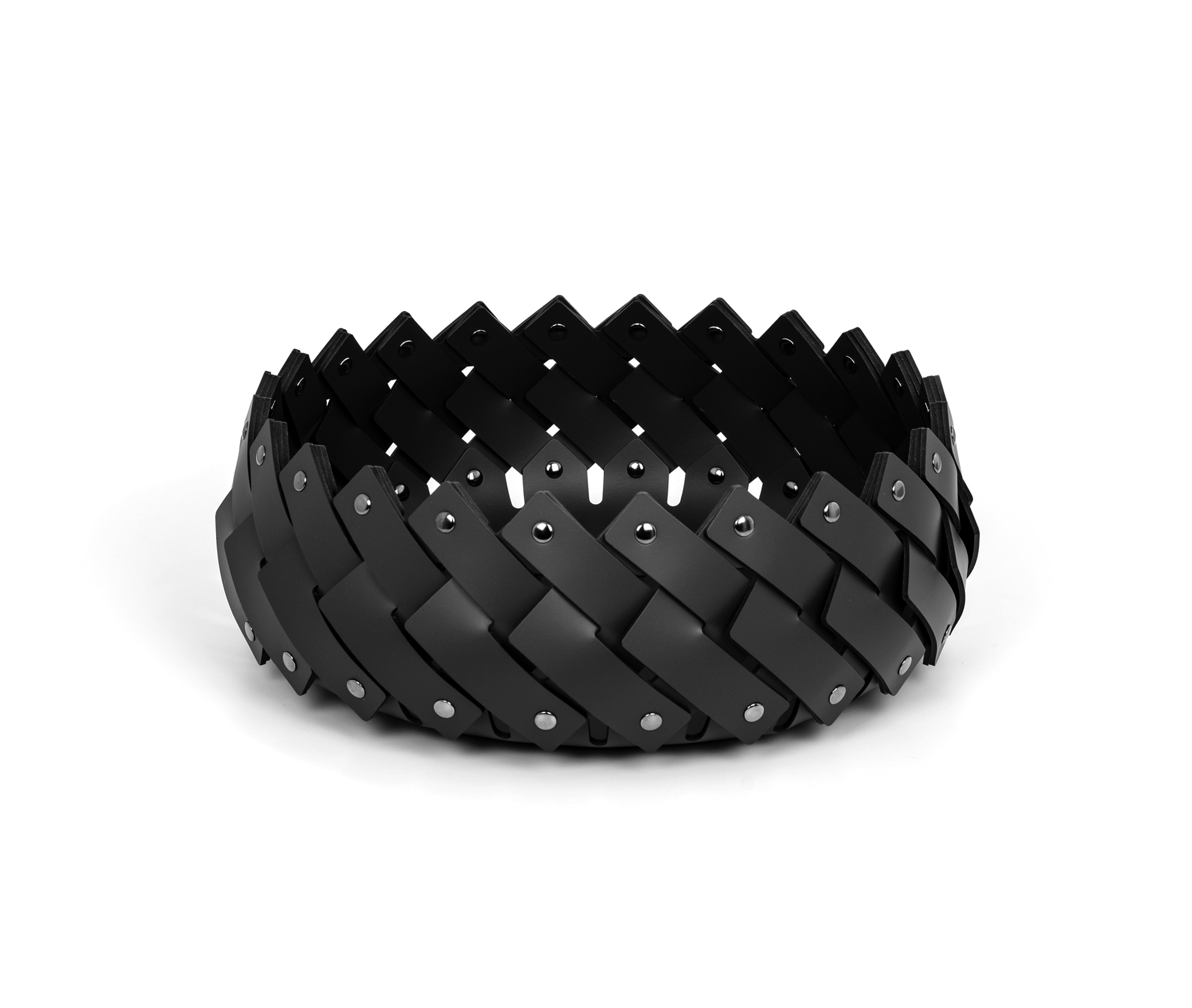 Короткая корзина Almeria - Ø 41XH13 см / регенерированная кожа_camel Pinetti 00.1150.082.011 - Вид №1