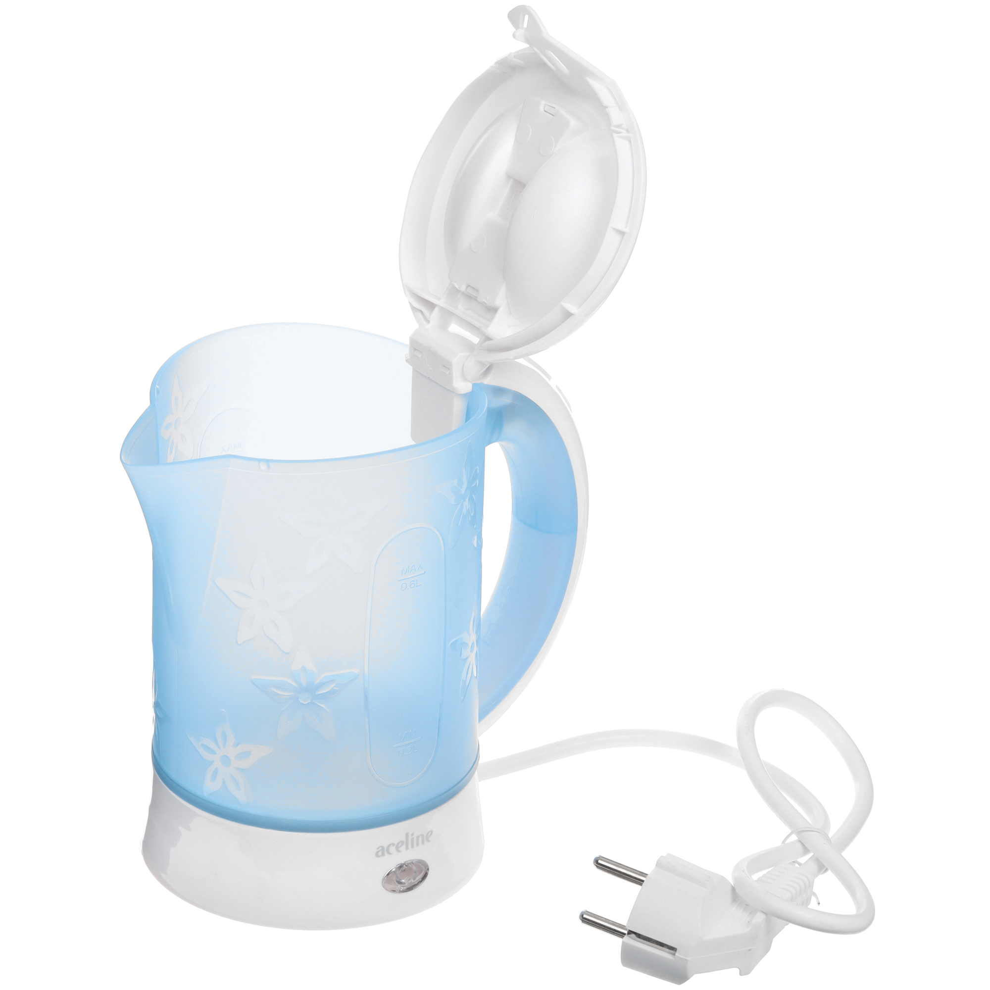 9107088 Электрочайник Aceline EK-P600TRW голубой STDN-0003092 - Вид №4