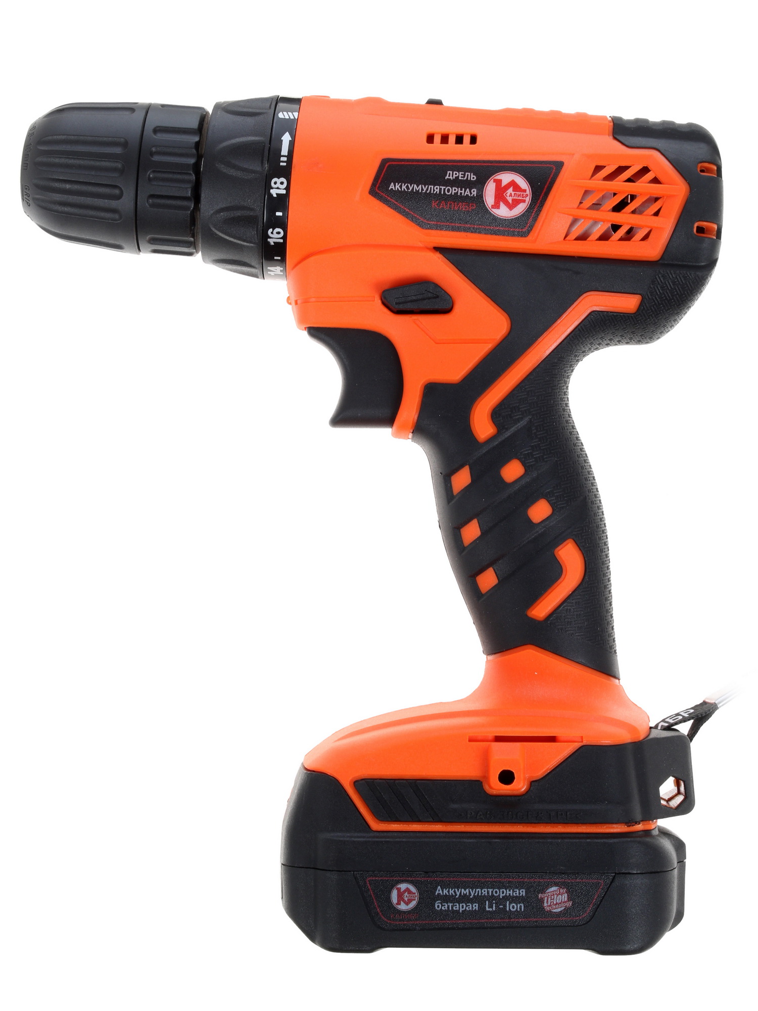 Дрель-шуруповерт Калибр ДА-12/2+ 1240710 STDN-0055874