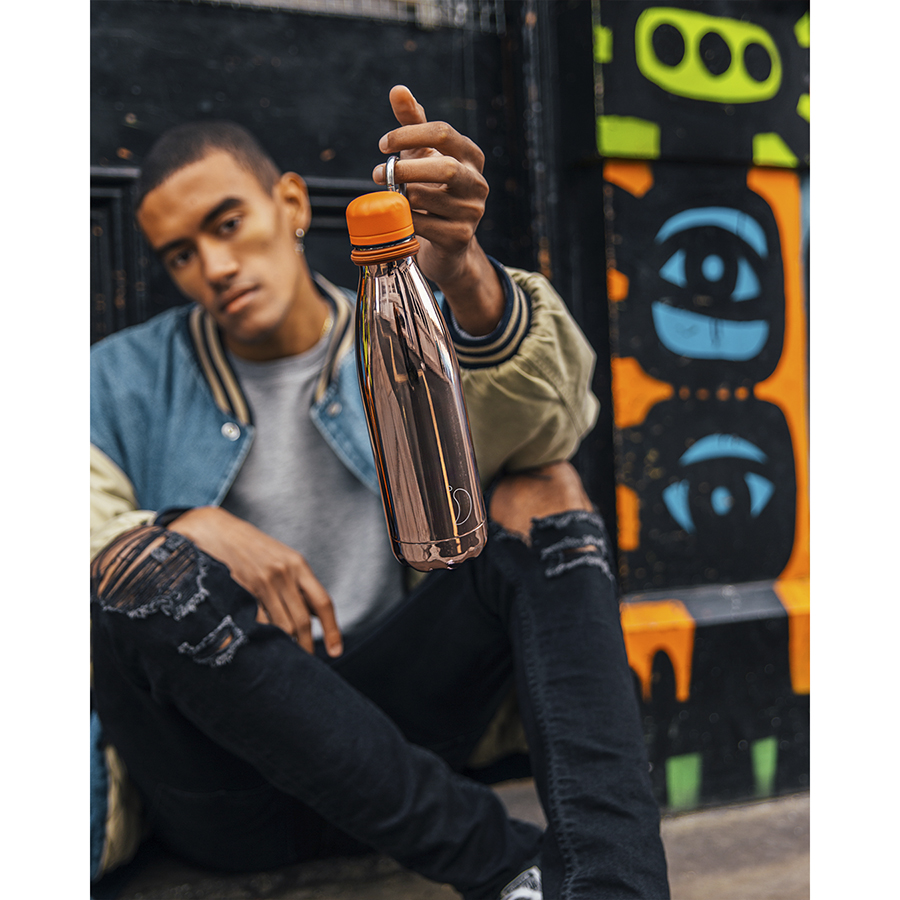 B750CHRGO Термос chrome, 750 мл, бронзовый Chilly's Bottles  - Вид №1