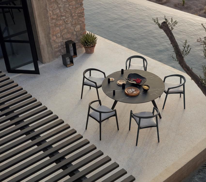 Табурет 47 teak nero Manutti Solid MNST04 - Вид №14