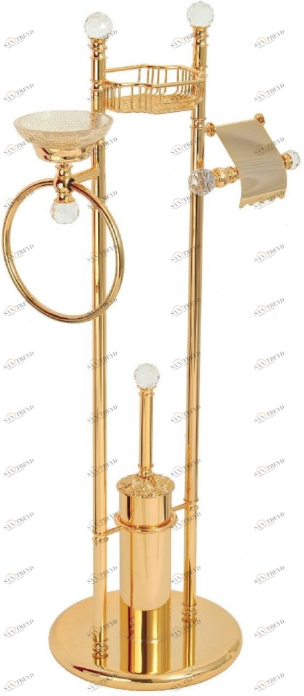 Стойка 4-х функциональная MIGLIORE.CRistalia ML.CRS-60.244.DO - золото 