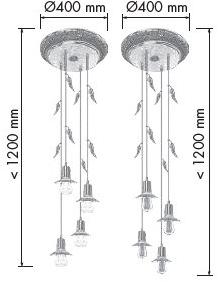 FEDE Потолочный светильник из латуни  Fd1181/-82 Fd1181/-82--- - Вид №4