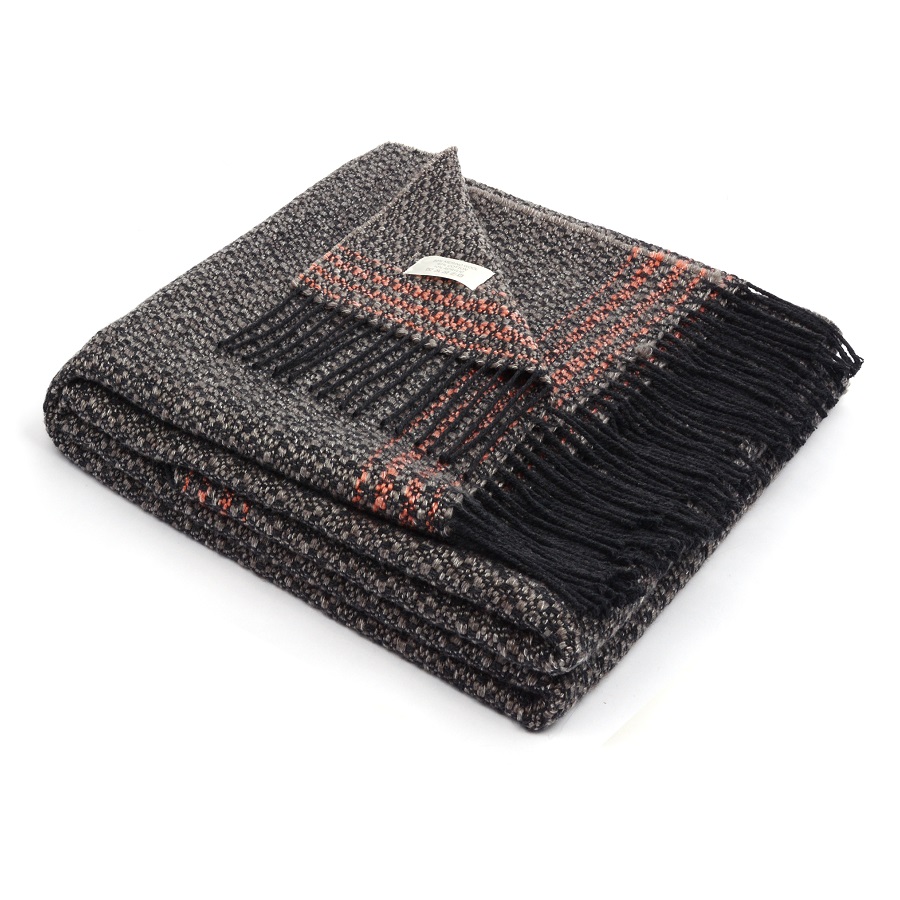 Плед Texture, 130х180 см, коричневый MARZOTTO TEXTURE1200 - Вид №2