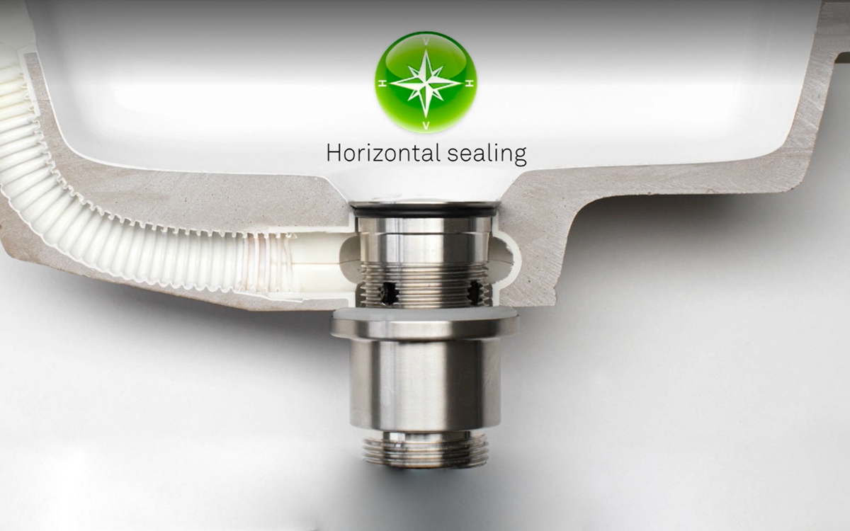 QA1150MP4 Гигиена+ для отходов push-open - древесный угольd line Qtoo  - Вид №3