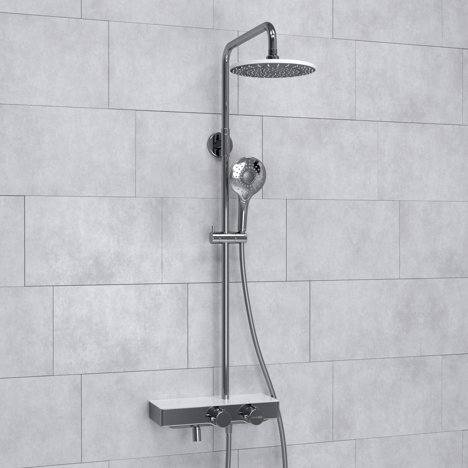 A113.067.101.CH Thermo Душевой комплект с термостатическим смесителем WasserKRAFT 