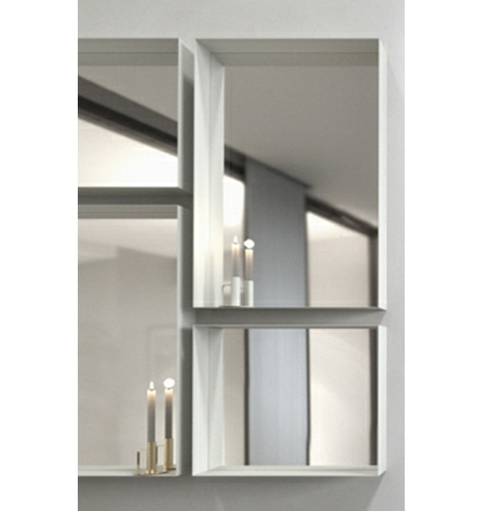 FROST Зеркало 4127, 50x60cm » белое Алюминий Белый U4127-W  - Вид №1