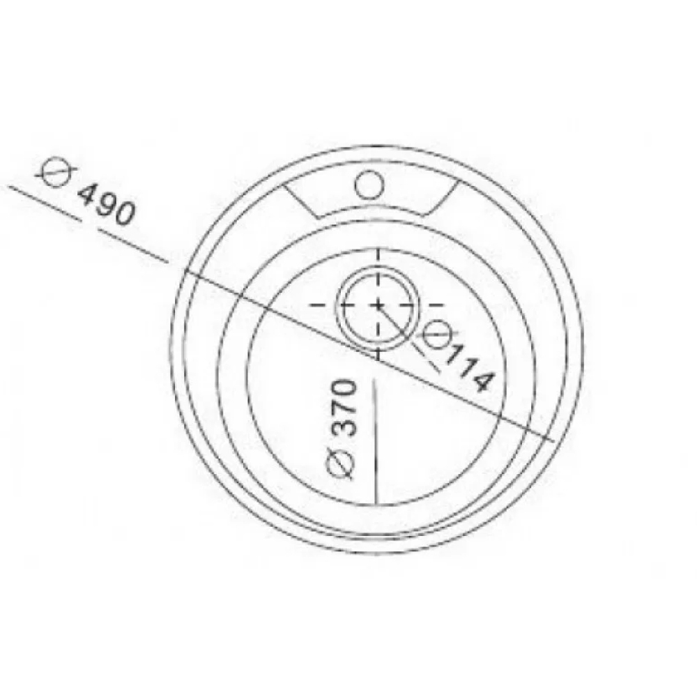 Кухонные мойки Eco Wien SWT-490-GP.A SEAMAN  - Вид №1