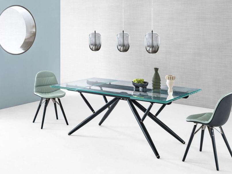 Обеденный стол из нержавеющей стали и SuperMarmo Bontempi Casa BRIDGE ARCH-00133950 - Вид №10