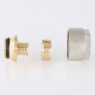 VT.4410.NE.16 Фитинг коллекторный для пластиковой трубы Valtec 16 (2,0) мм х 3/4"  - Вид №4