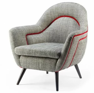 Mambo Unlimited Ideas Кресло из ткани с подлокотниками Frida