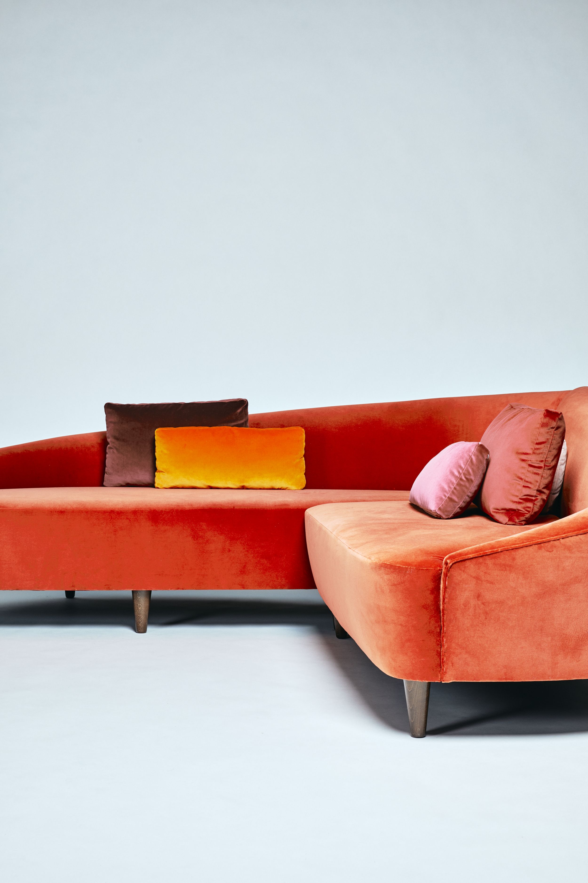 Бархатный угловой диван REDA AMALOU DESIGN ARCH-00149573 - Вид №3