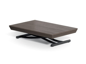 Деревянный регулируемый по высоте выдвижной журнальный столик