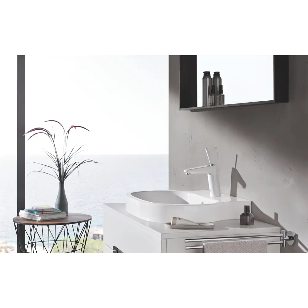Смеситель для раковины Eurodisc Joy M однорычажный цвет белый 80158238 STLM-2190459 Grohe Eurodisc Joystick - Вид №4