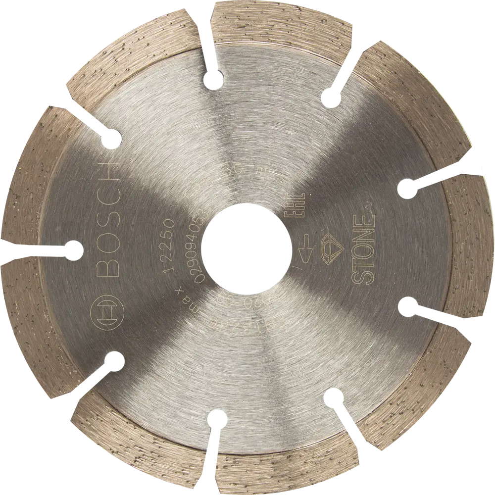Диск алмазный по бетону и кирпичу Bosch Professional for Stone 2608602598 сегментный 125x22.2x1.5 мм 82136715 STLM-2107551  - Вид №1