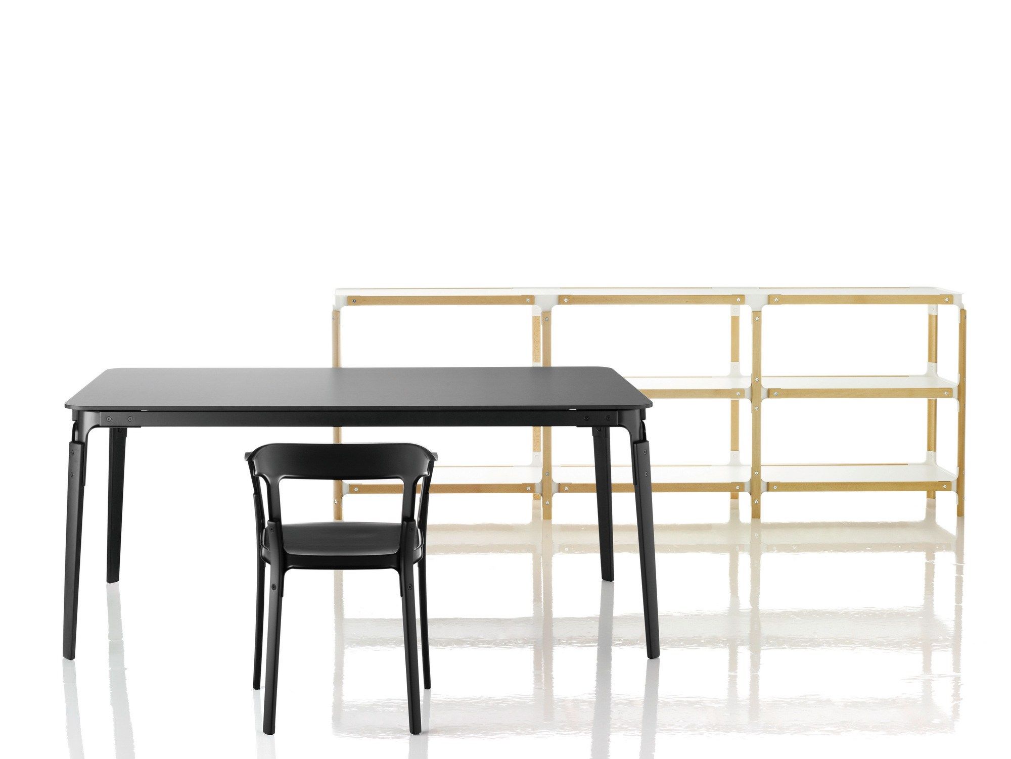 Прямоугольный стол HPL Magis Steelwood ARCH-00078933