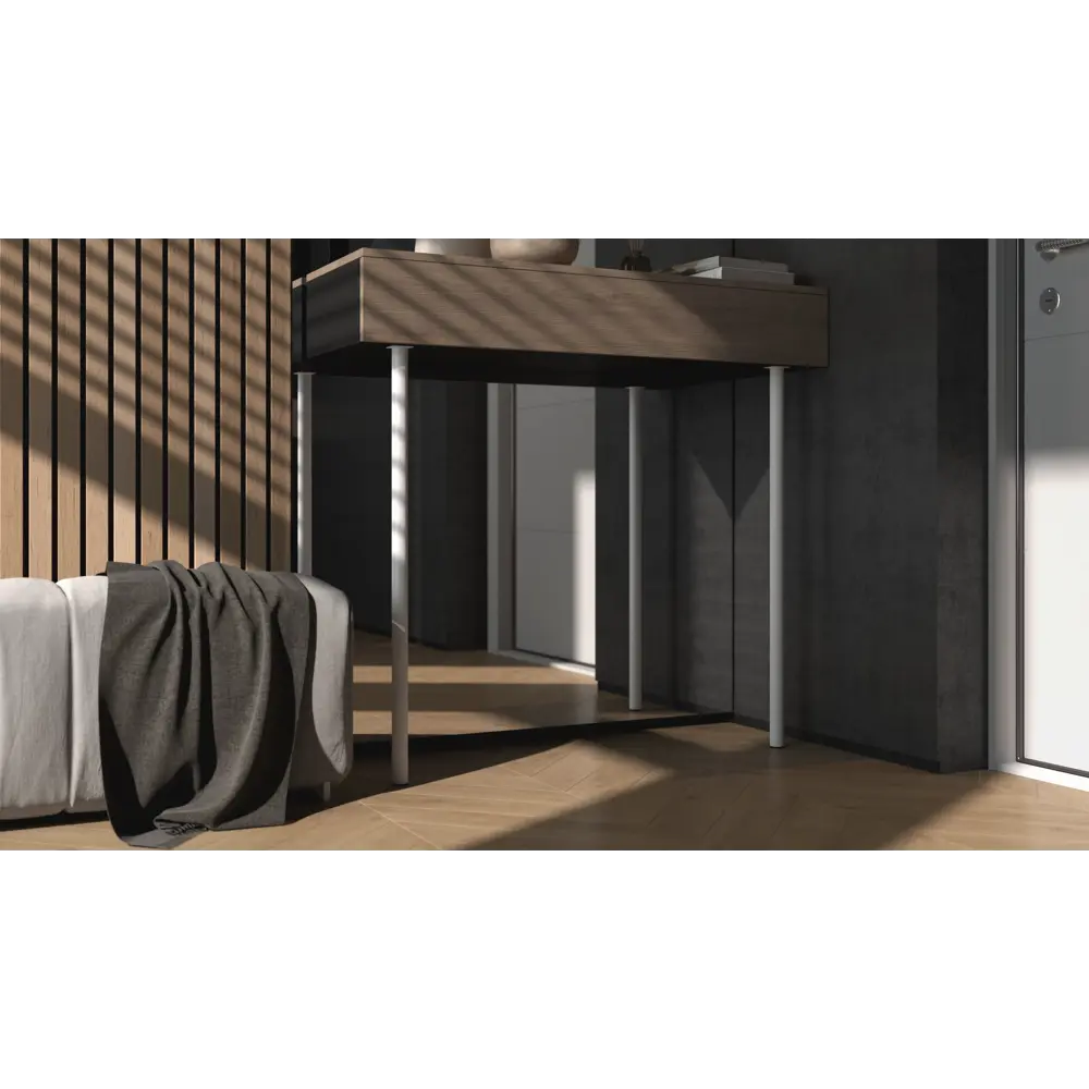 Ножка для мебели круглая ⌀30 мм высота 800 мм белая EDSON STLM-2200946 - Вид №5