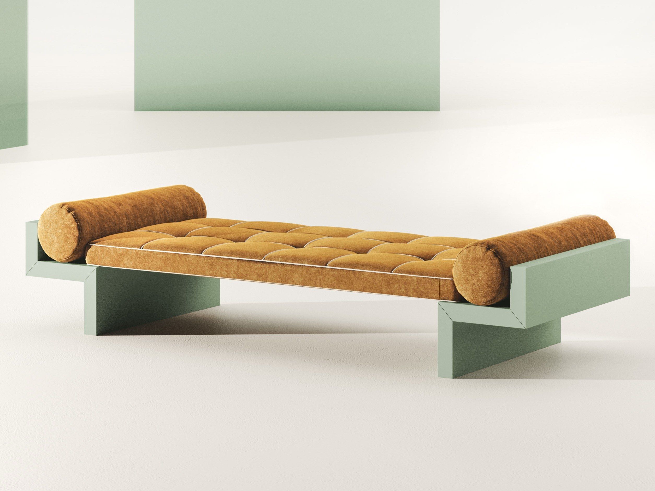 Dormeuse capitonné в бархате Falsasquadra DORA ARCH-00057466 - Вид №1