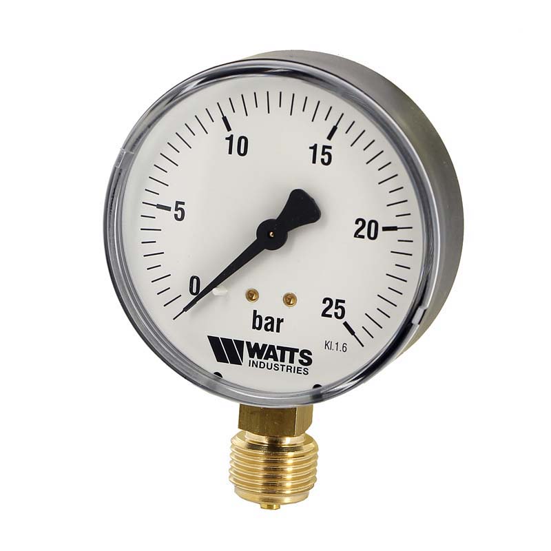 Манометр радиальный F+R200 1/2" 80 мм WATTS Ind 25 бар 10007795