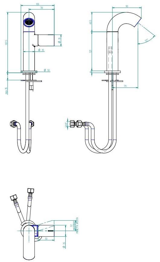 ZAZZERI Смеситель для раковины на одно отверстие Pop sun-id-1347492 - Вид №20