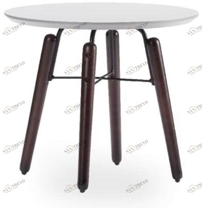 ROSSIN Круглый журнальный столик из HPL Luc sun-id-1383995