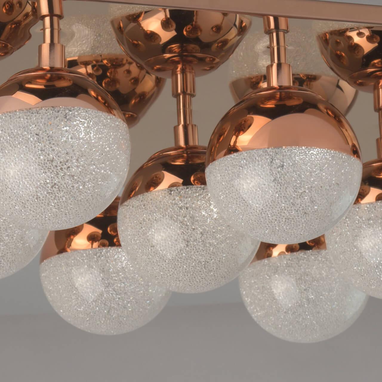 Потолочная светодиодная люстра De Markt Каспер 2 707010809 DE MARKT КАСПЕР 2 184332 Медь;зеркальный  - Вид №2