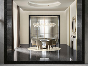 Пол / облицовка керамогранита с эффектом гранита