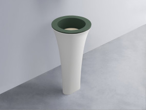 AMLA45-MU+AMPILT-LN+AMCOLT-BL Раковина Amedeo Tondo отдельностоящая cielo Enjoy + Amedeo