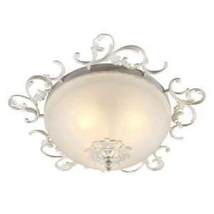 Потолочный светильник Omnilux OML-76417-03 OMNILUX OML-764 203704 Белый;серебро