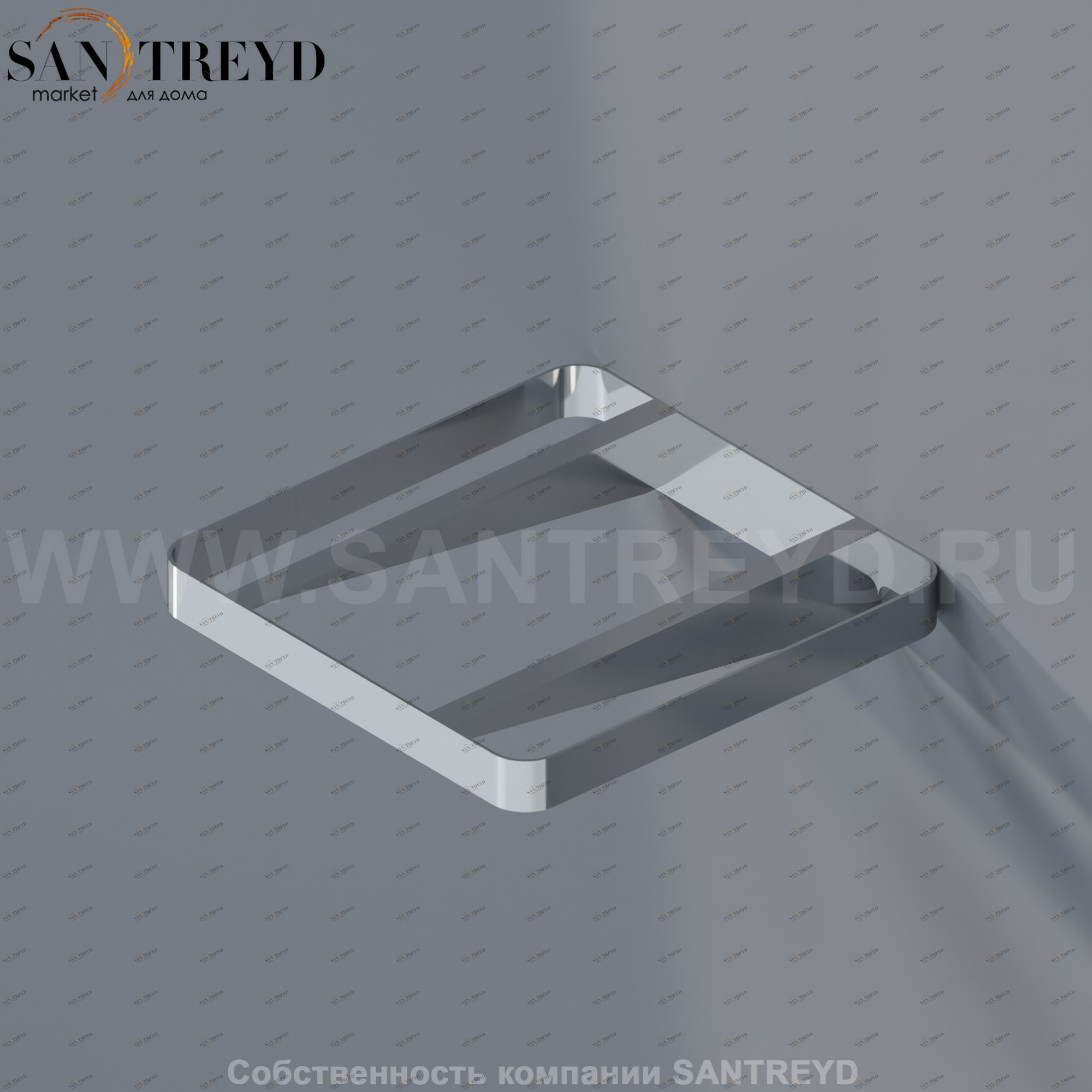 Flaminia MINIWASH Настенный крепёж для раковины 40 см хромированный MWS40 Ceramica Flaminia