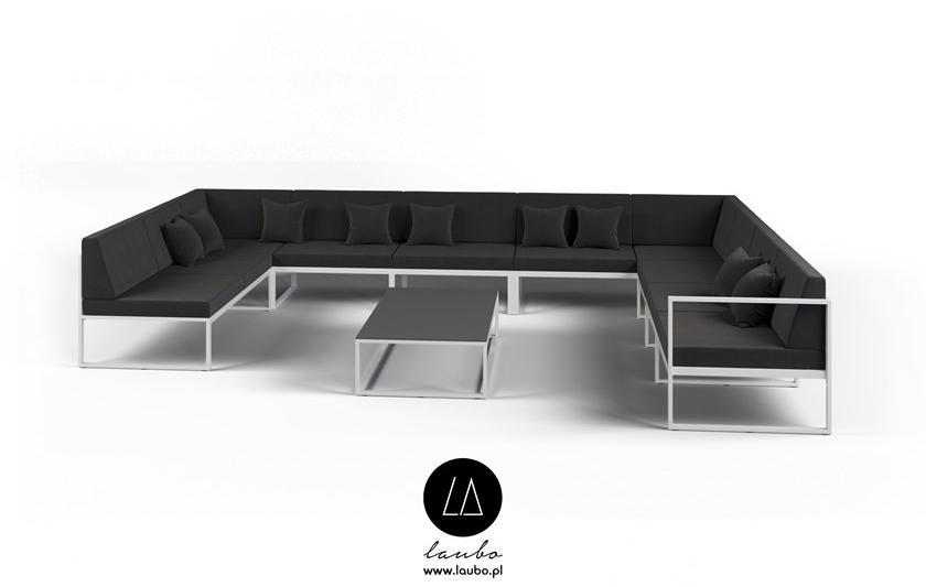 Laubo Левый угол 3-х местный садовый диван Formal sun-id-1501429 - Вид №2