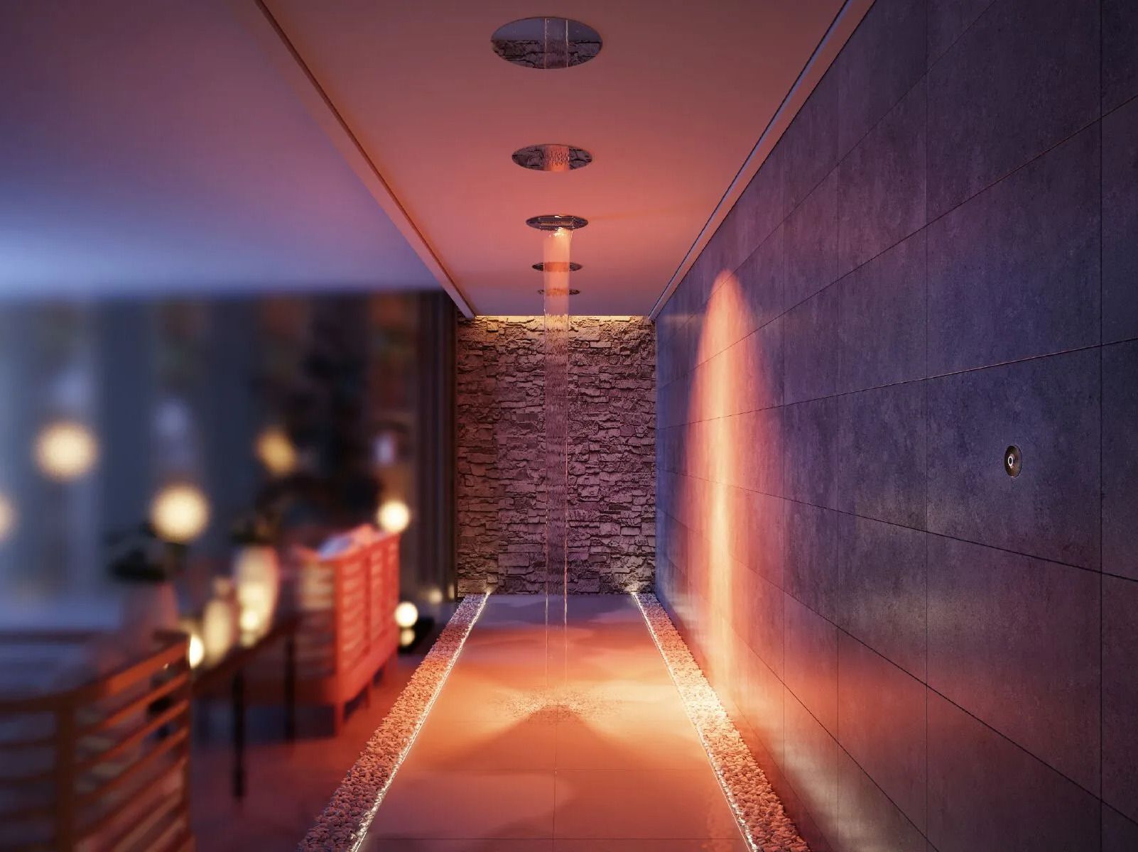 Эмоциональный туннель с 5 круглыми головками Aquademy Water Paradise ARCH-00033096