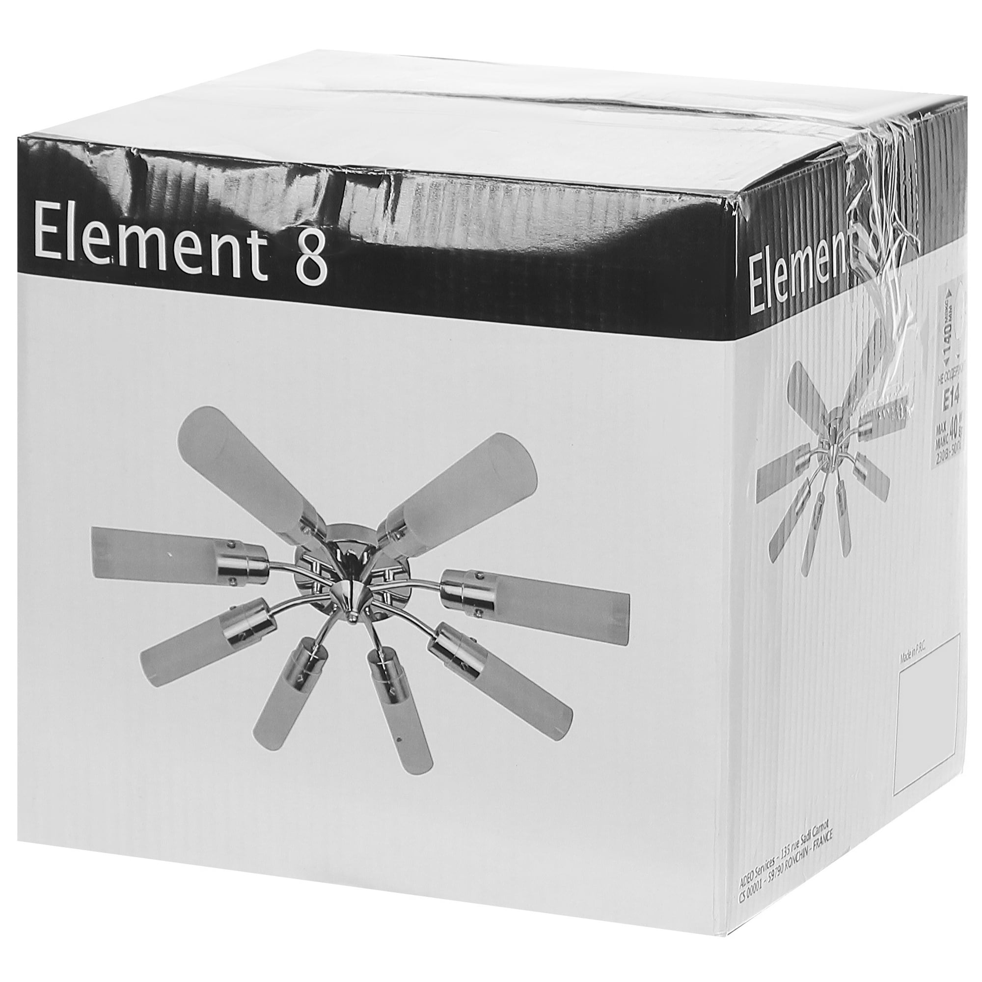 18597298 Люстра 8хЕ14х40 Вт, цвет хром Element Santreyd - Вид №6