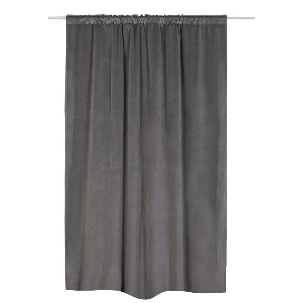 Штора на ленте Inspire Lirio 140x280 см цвет серый STLM-2038458