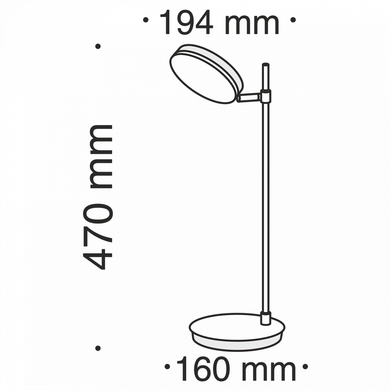 Черная настольная лампа Fad MOD070TL-L8B3K TECHNICAL TECHNICAL 00-3957277 Черный  - Вид №6
