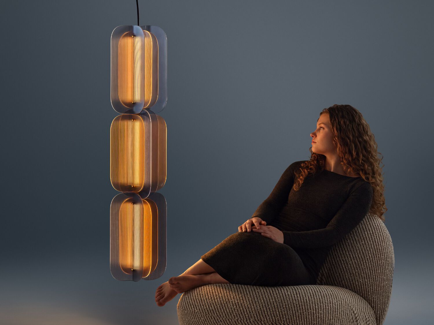 Стеклянный подвесной светильник Quasar Fold ARCH-00062797 - Вид №3