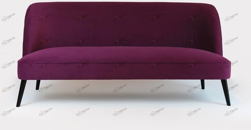 HMD INTERIORS 2-х местный бархатный диван Pudim sun-id-1468162