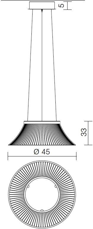 Martinelli Luce Подвесной светильник из метакрилата  21002  - Вид №6