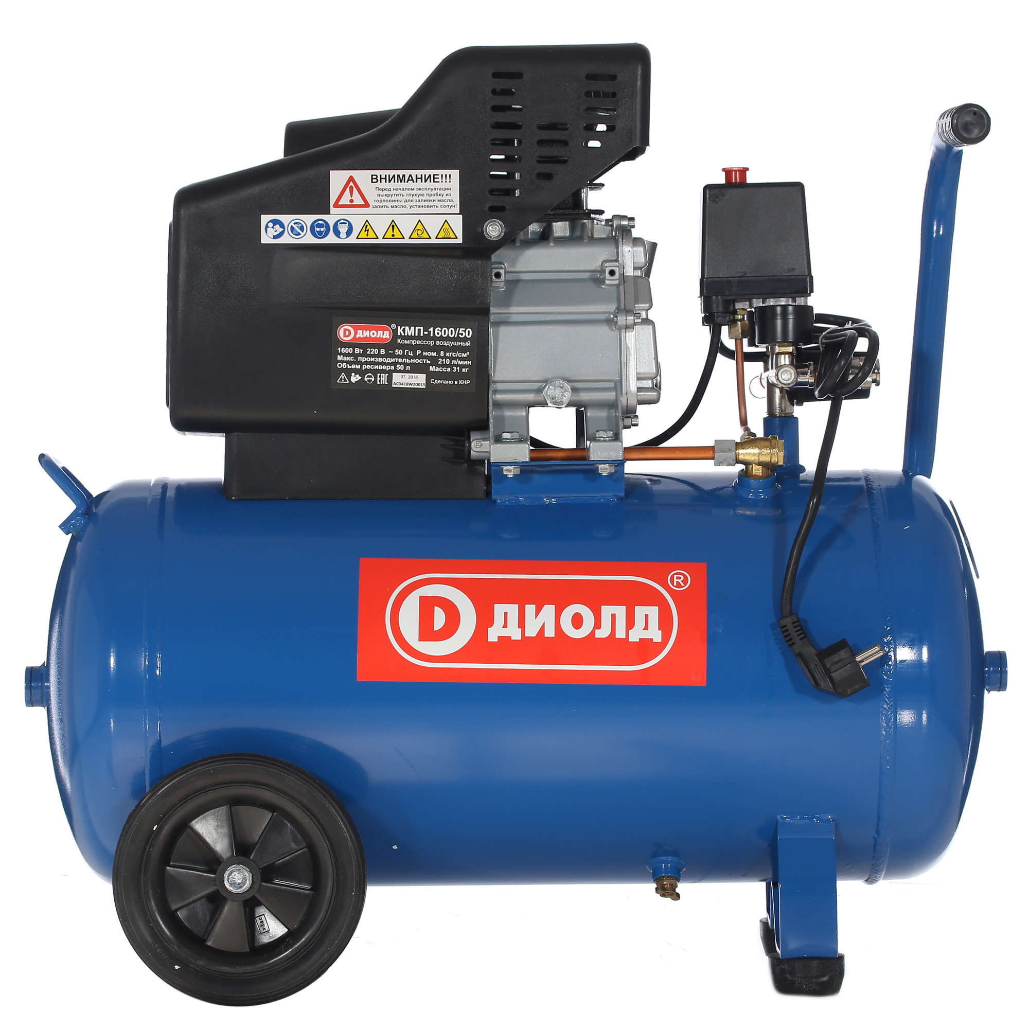 Компрессор поршневой масляный Диолд КМП-1600/50 8106177 STDN-0143055 - Вид №4