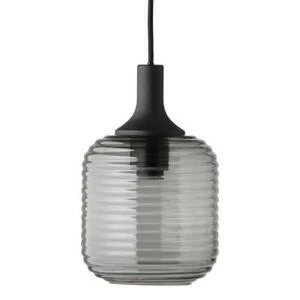Лампа подвесная Honey, D26 см, серая
