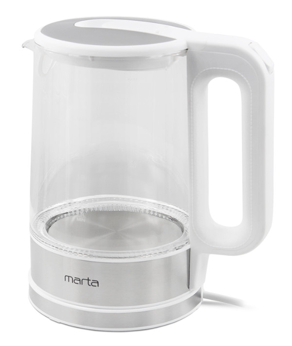9058558 Электрочайник MARTA MT-4608 белый STDN-0080676 - Вид №2