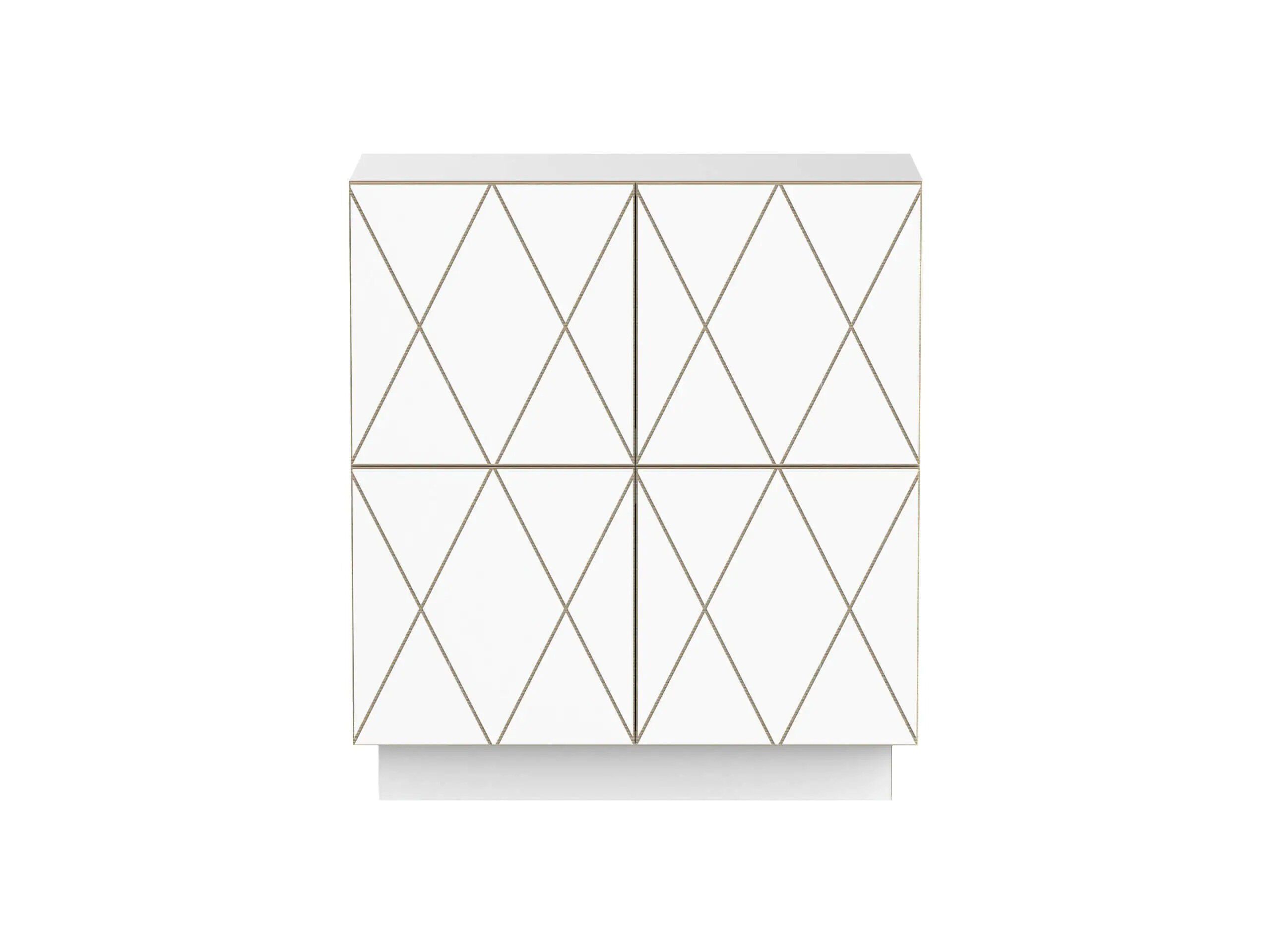 Березовый шкаф с распашными дверцами Radis Romb ARCH-00044081