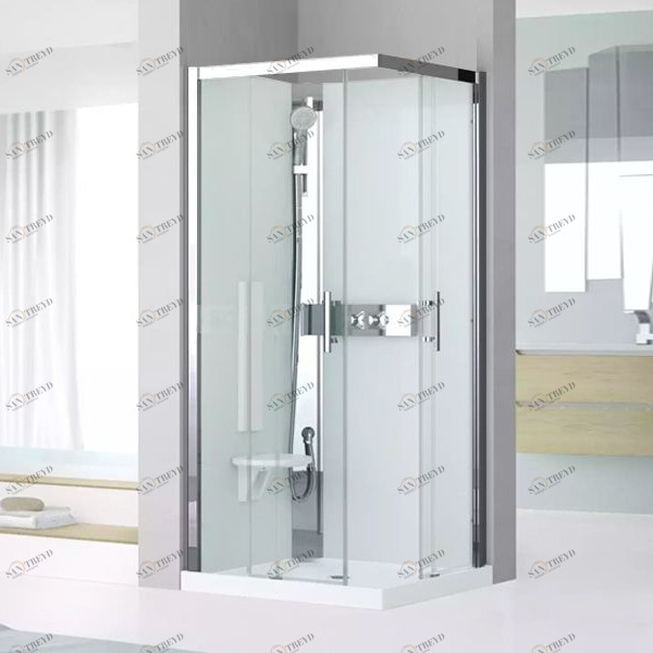 Душевая кабина 80x80 GLAX 3 A80 STANDARD Novellini GLAX 3 с низким душевым поддоном GL3A80M1K