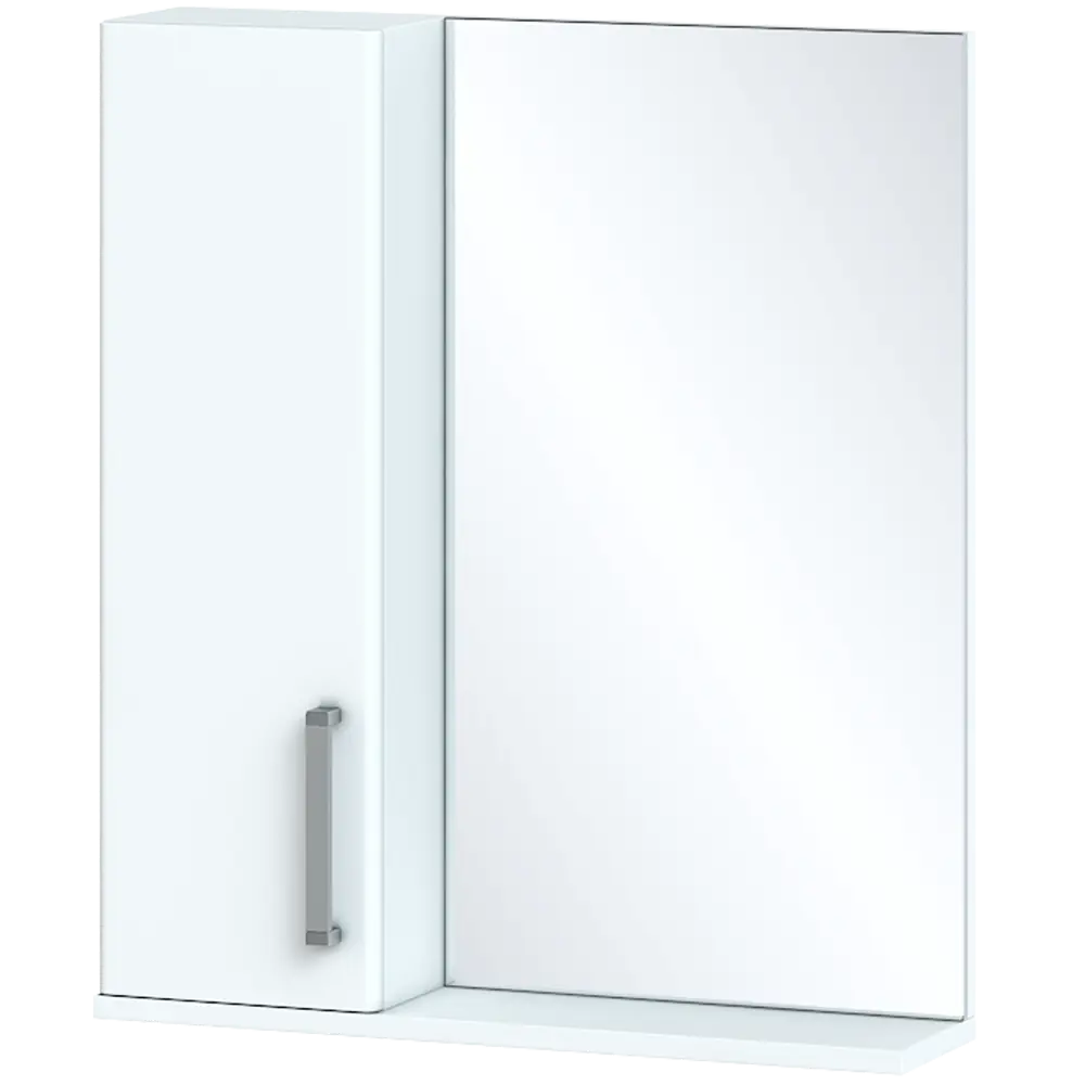 Шкаф зеркальный подвесной Vigo Eggo 75x68 см цвет белый 82743100 STLM-2162328 - Вид №1