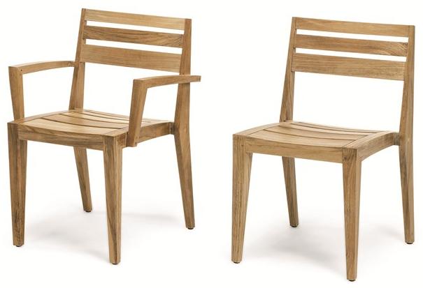 Ethimo Садовый стул из тика с подлокотниками Ribot Rbpdim010 - Вид №11