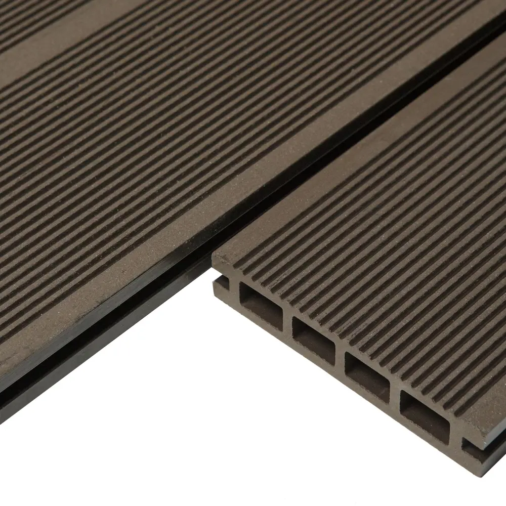 Террасная доска ДПК CM Decking Nature цвет Венге 3000x135x25 мм двусторонняя вельвет/структура дерева 0.405 м² 82338673 STLM-2139028  - Вид №3