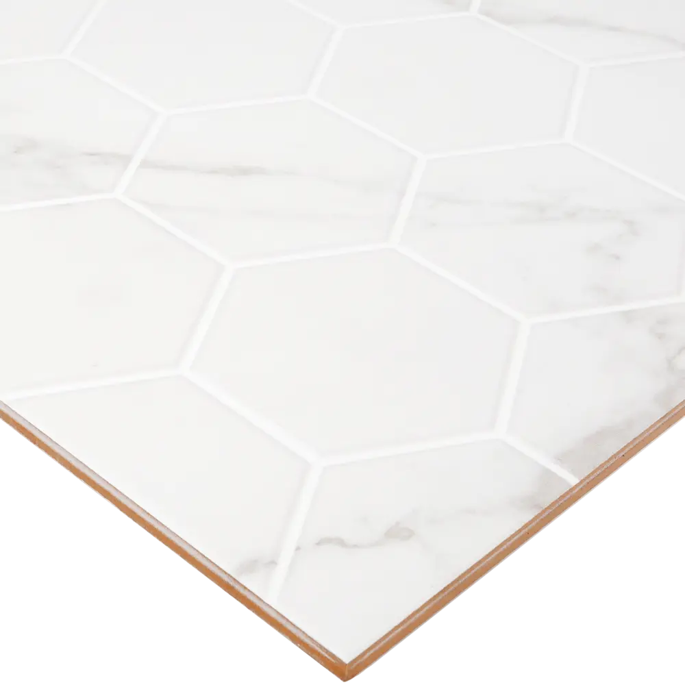 Плитка настенная Marble «Гексо» 60x30 см 1.62 м2 цвет белый матовый 82109583 STLM-2145793 BELANI  - Вид №1