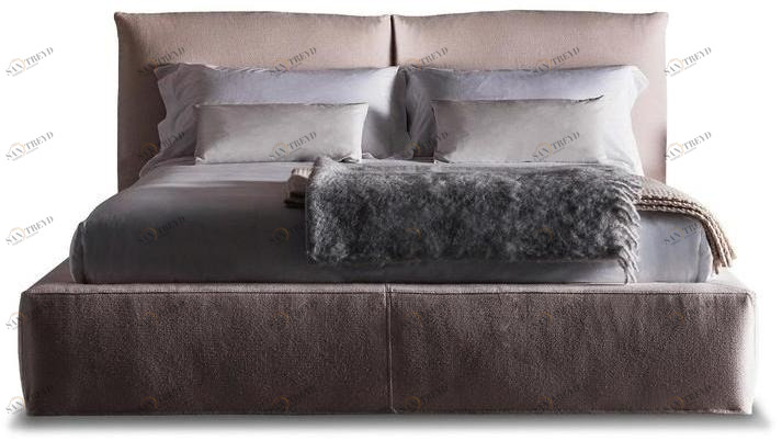 Vibieffe Кровать из ткани с высоким изголовьем sun-id-1467427